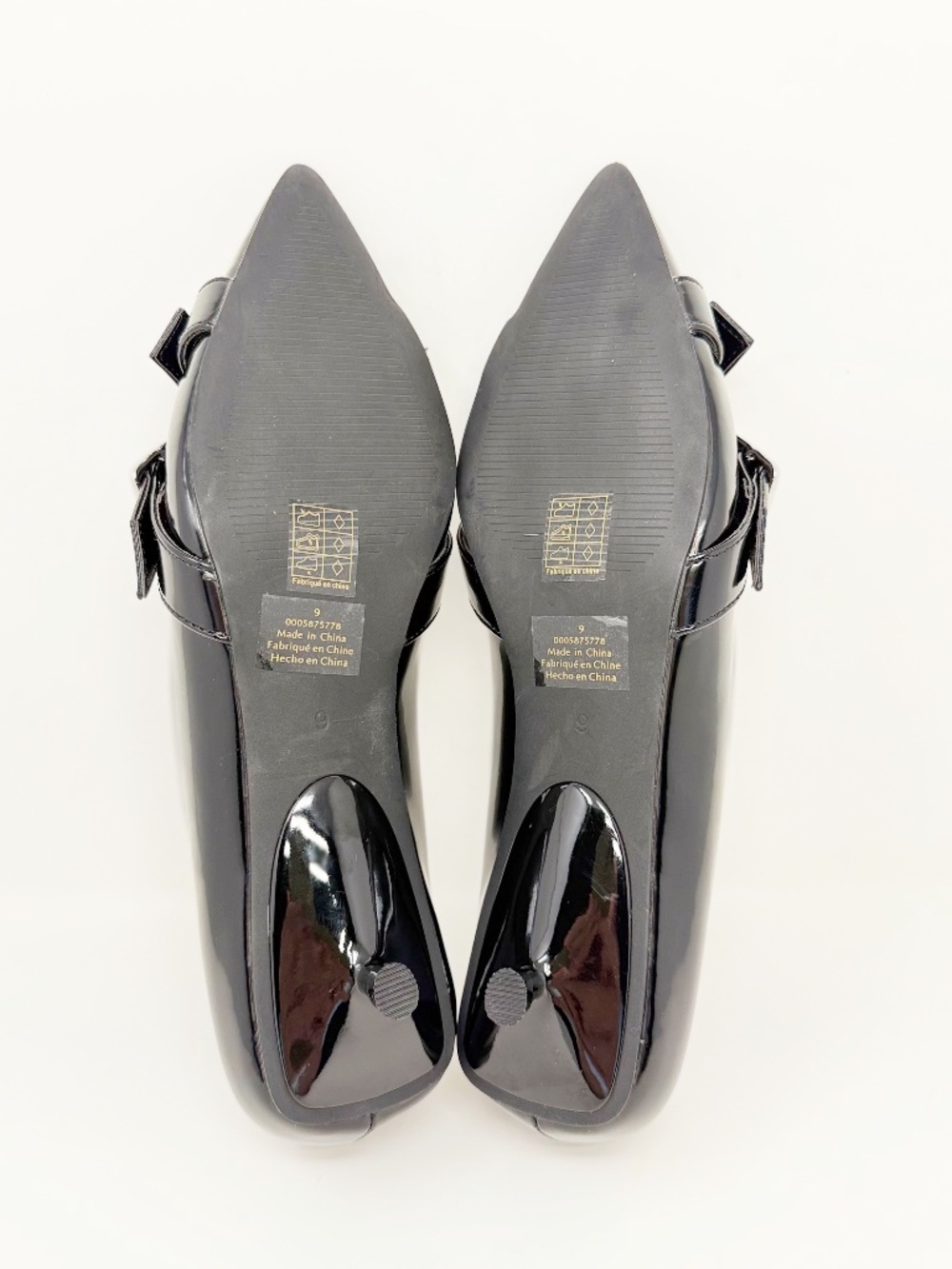 New Free People So 90s Kitten Heel Pump Black Sz 9 - Picture 14 of 14